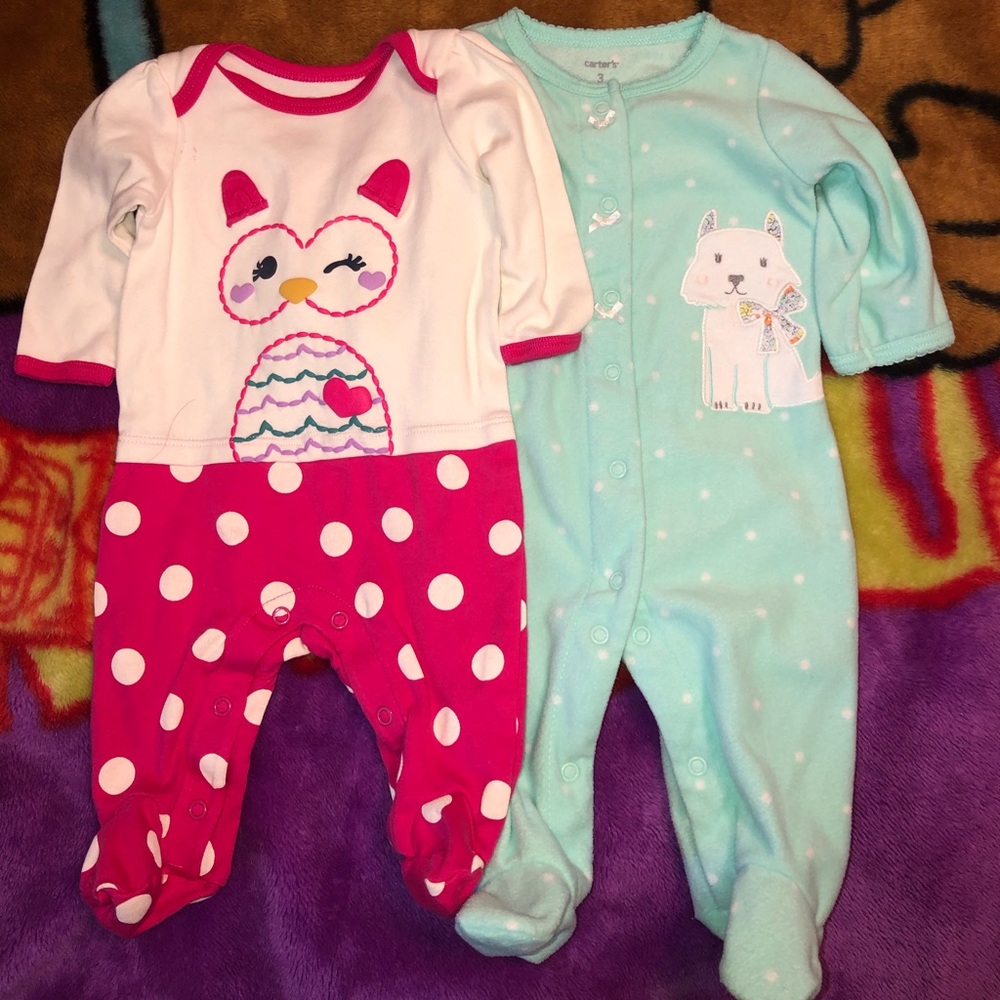 Baby Girl 2 Piece Sleeper